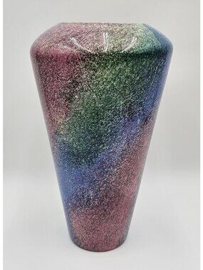 VTG 1992 John Bergen Signed Mikasa Canada Studio Pottery Vase Modernist